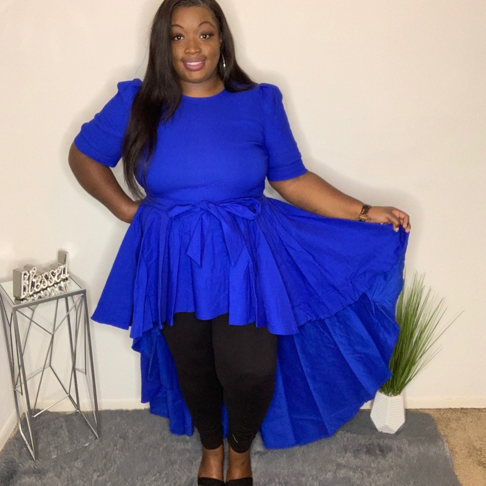 Long Blue Shirt